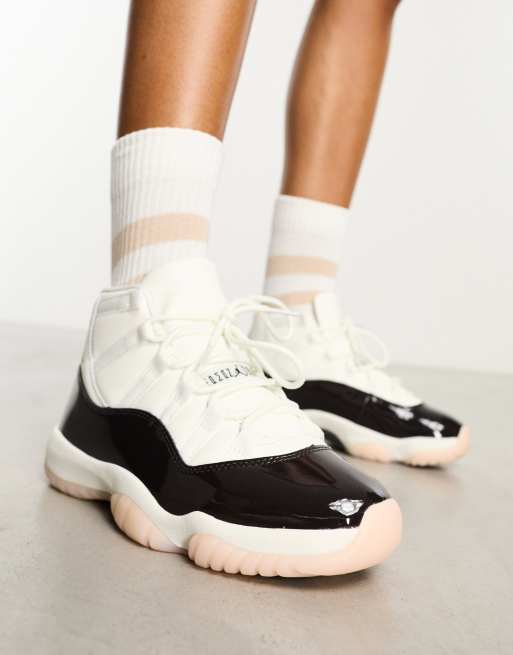 Nike Air Jordan 11 Retro sneakers in off white and brown , 3 of 4