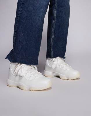 Jordan Nike Air  11 Retro Sneakers In White
