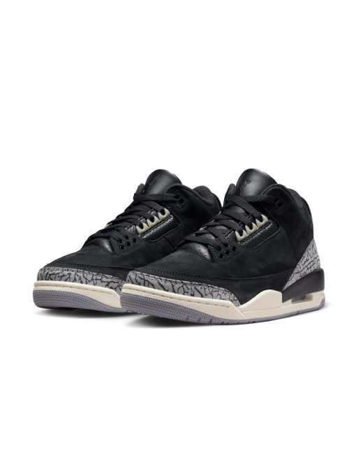 Jordan retro 3 black white online