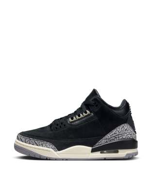 Nike Air Jordan 3 Retro sneakers in black and white