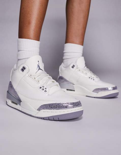 Nike Air Jordan 3 Retro sneakers in white and gray - view 1