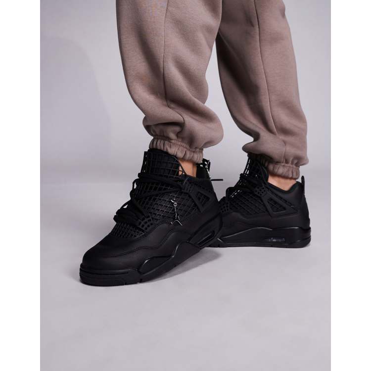 Nike Air Jordan Net sneakers in black and silver ASOS