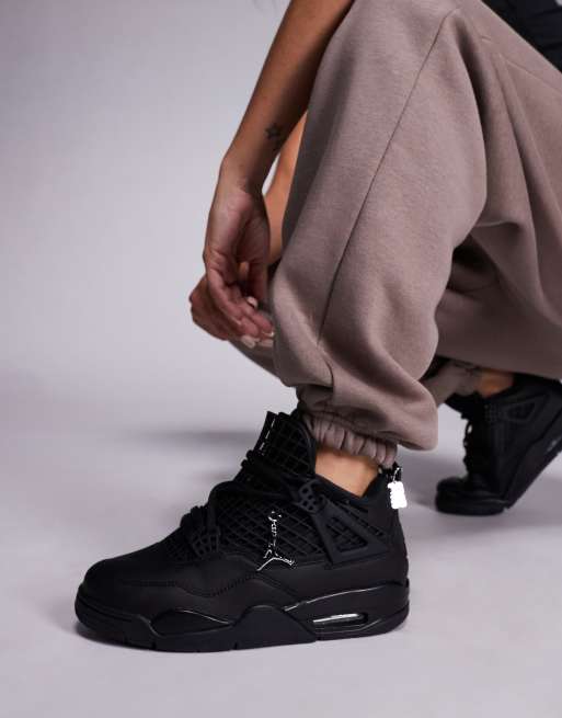 Nike Air Jordan Net sneakers in black and silver ASOS