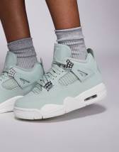 Nike Air Jordan 1 Mid sneakers in gray/white