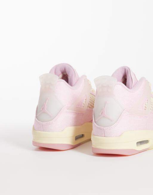 Nike Air Jordan 4 Retro sneakers in light pink, 2 of 5