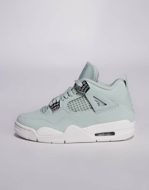 Nike - Air Jordan 4 Retro - Sneakers verdi e argento, 2 di 5