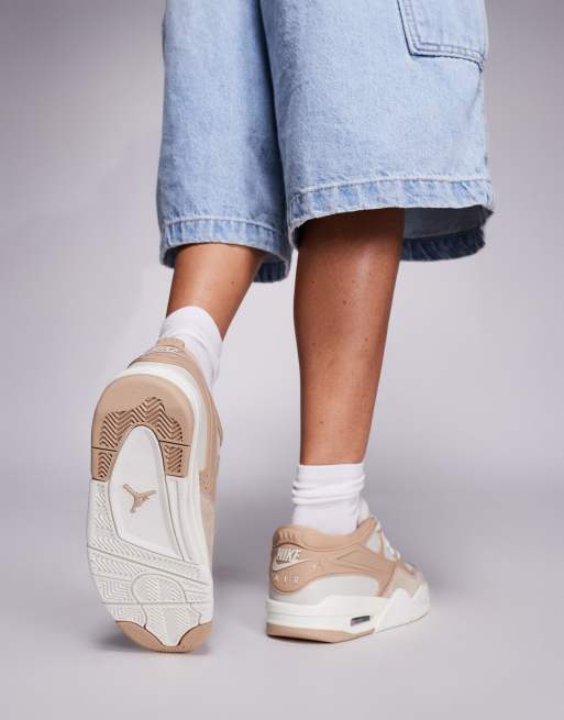 Nike – Air Jordan – 4 RM – Beige och vita sneakers, 5 av 5