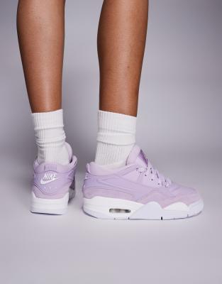 Nike Air Jordan 4 RM sneakers in purple and white