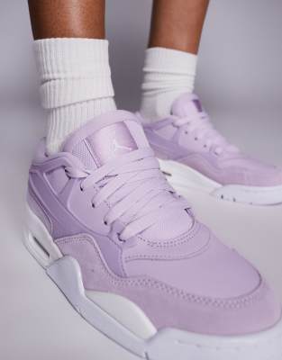 Nike Air Jordan 4 RM sneakers in purple and white
