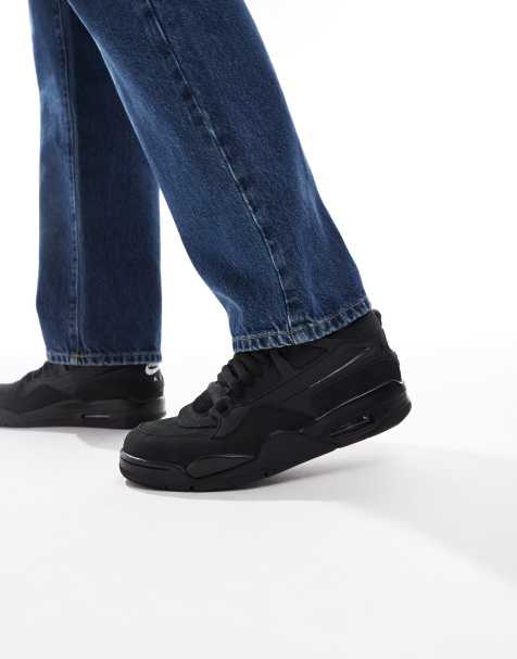 Nike Air Jordan 4 RM trainers in triple black - view 1