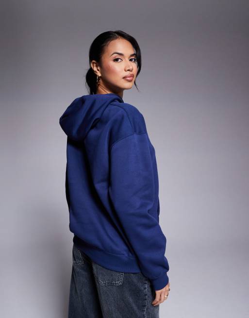 Nike Air Jordan Brooklyn Fleece hoodie in navy ASOS