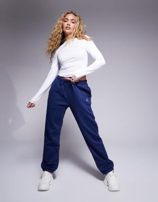 Nike Sportswear Phoenix Fleece Oversized Sweatpants In Navy