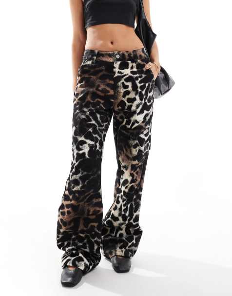 Nike Air Jordan Chicago cargo trousers in leopard print