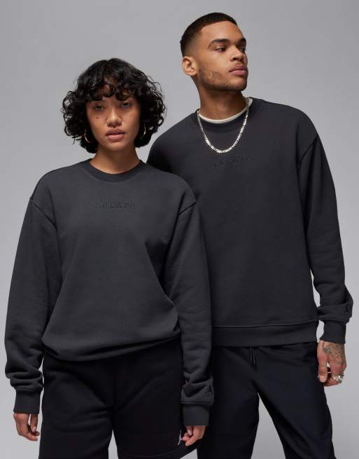 Nike Air Jordan crewneck sweatshirt in black