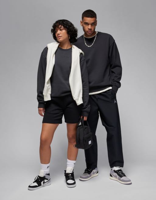 Nike Air Jordan crewneck sweatshirt in black ASOS