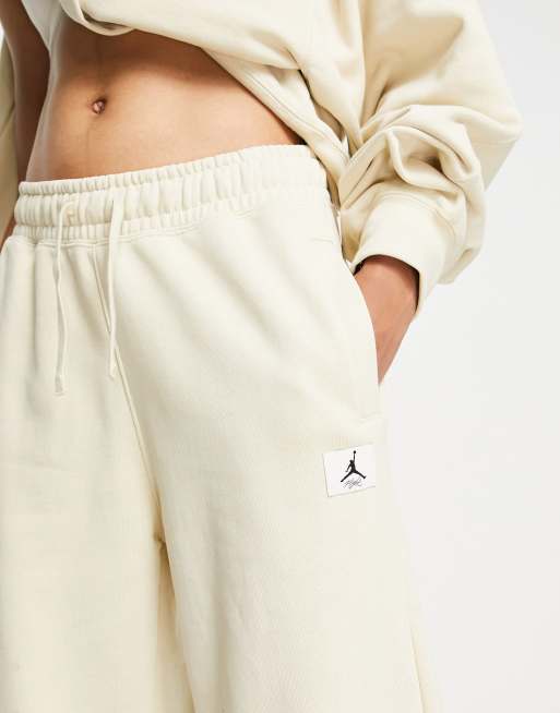 Nike Air Jordan essential fleece sweatpants in cream ASOS