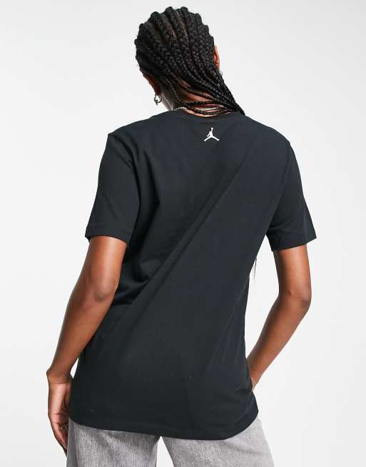Nike Air Jordan Essential graphic T-shirt in black | ASOS