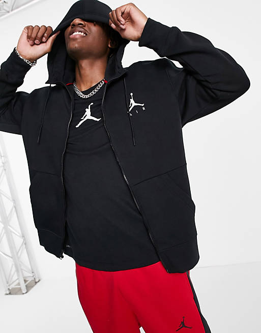 Nike Air Jordan fleece in black/white