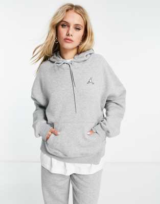 air jordan gray hoodie