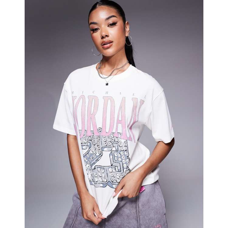 Off-white X Jordan T-shirt White Virgil Abloh Nike XXL 100