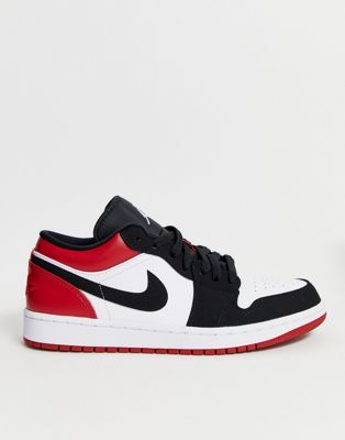 Nike Air Jordan Low trainers in red | ASOS