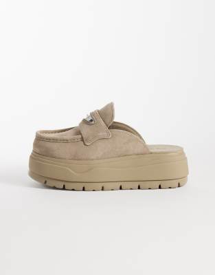 Jordan Nike Air  Mule Shoes With Metallic Detailing In Brown