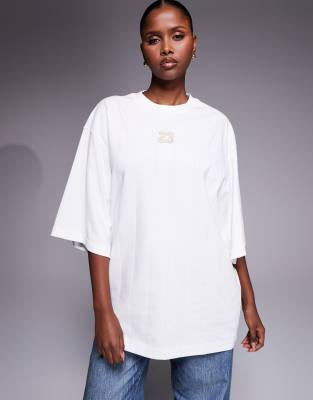 Jordan Nike Air  Oversized T-shirt In White