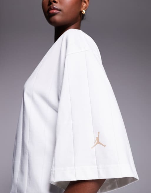 Nike Air Jordan oversized t-shirt in off white, 2 of 4