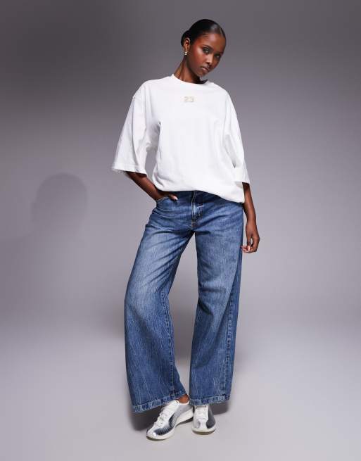 Nike Air Jordan oversized t-shirt in off white, 3 of 4