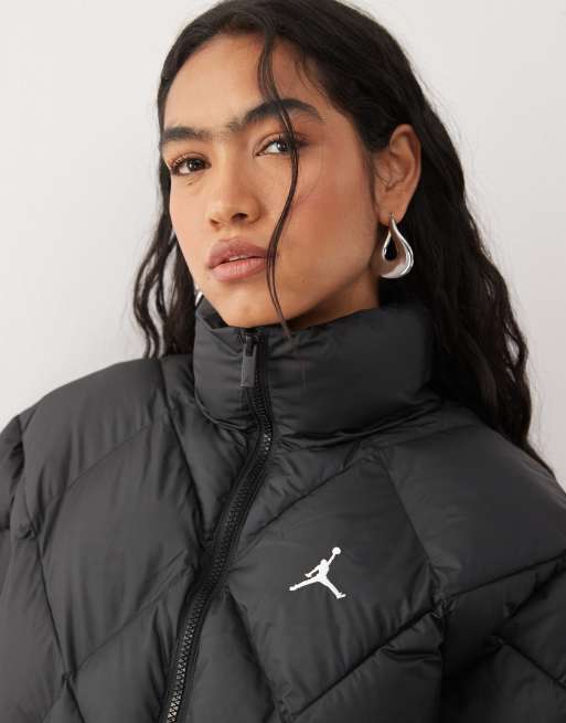 Nike Air Jordan puffer jacket in black | ASOS