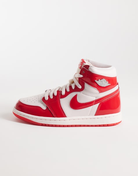 Nike Air Jordan Retro High sneakers in pink and silver - view 1