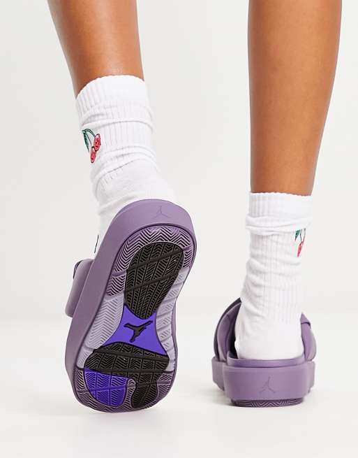 Purple best sale jordan sandals