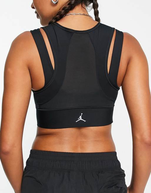 Nike Air Jordan sports bra in black