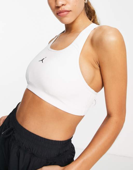 Nike Air Jordan sports bra in white