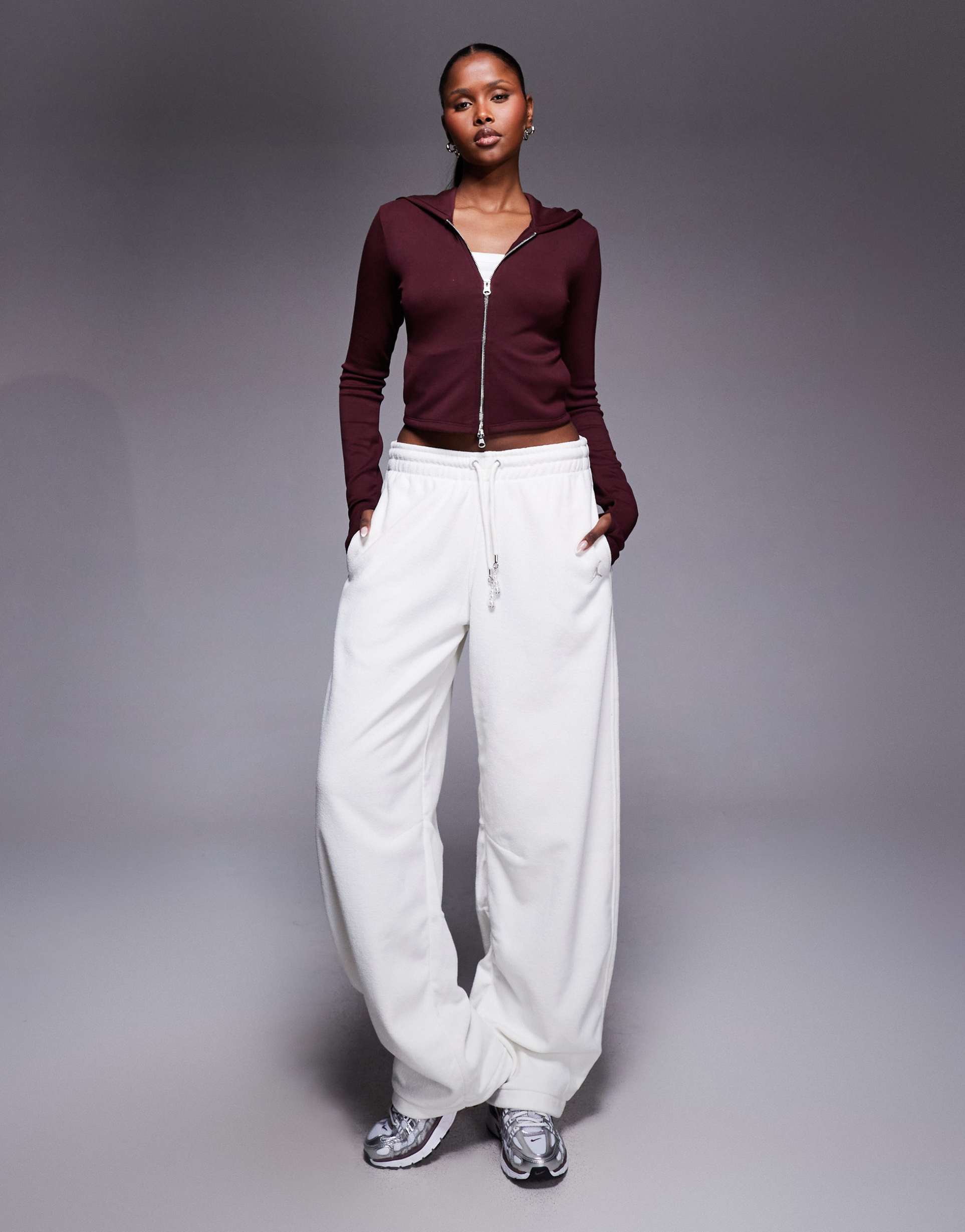 nike air jordan sweatpants in off white