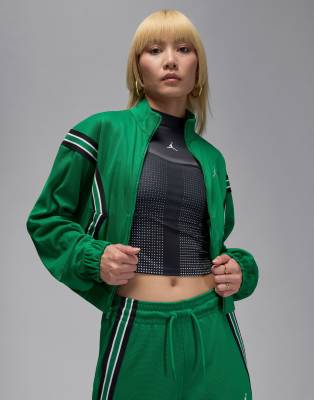 Jordan Nike Air  Track Jacket In Green