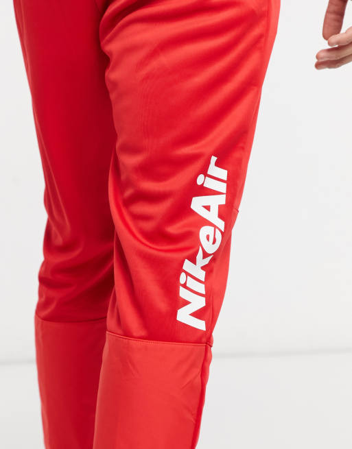 Nike air shop joggers red