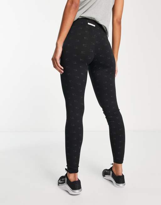 Nike Air Legging en jacquard avec logo sur l ensemble Noir