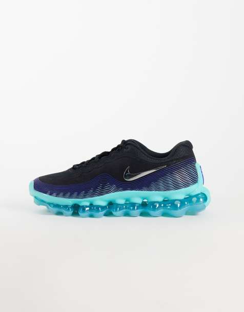 Nike Air Liquid Max baskets noires et bleues - view 1