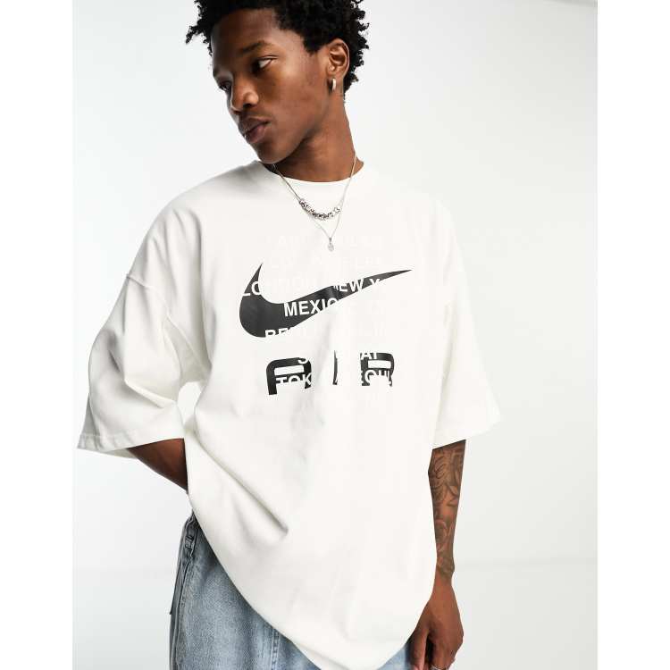 Nike - Air Logo-Print Cotton-Jersey T-Shirt - Black Nike