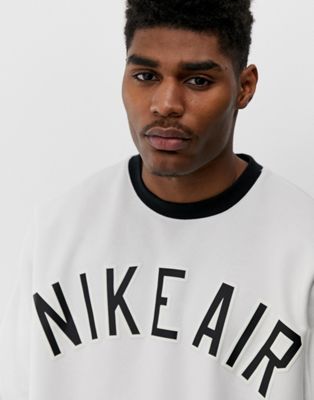 Nike Air Logo Sweatshirt White | ASOS