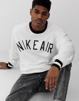 Nike Air Logo Sweatshirt White | ASOS