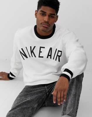 white nike air sweater 