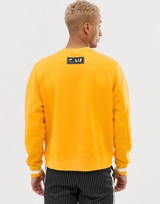 Nike Air Logo Sweatshirt Yellow | ASOS