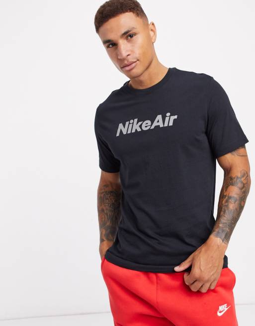 Nike Air logo t shirt in black