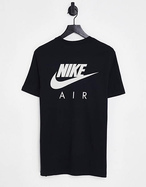 Nike Air logo t-shirt in black | ASOS