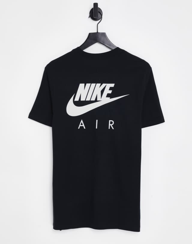 Nike Air logo t-shirt in black