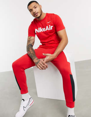nike air red shirt
