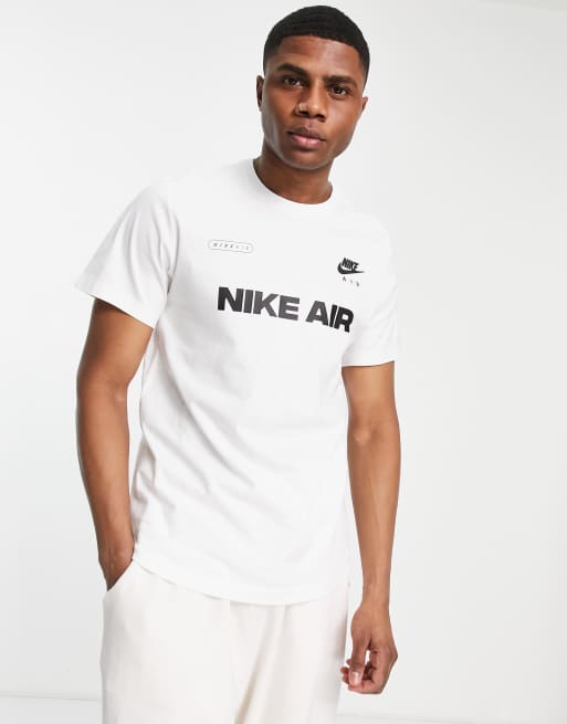 White nike shop air shirt