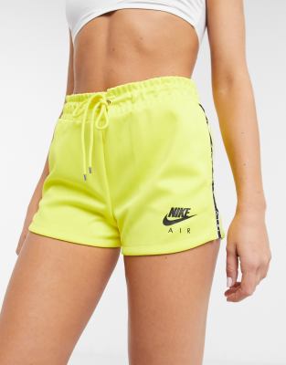 nike air logo tape shorts